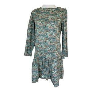 Earth Music and Ecology Liberty Animal Spring Summer Dress Size M